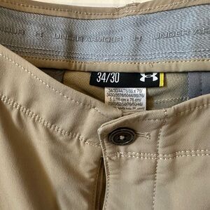 Under Armour Men’s Straight Fit Golf Pants 34/30 Khaki